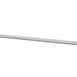 Γυάλινη Πόρτα PVD Νίκελ Steel SANCO