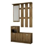 Έπιπλο εισόδου Raynold Megapap χρώμα καρυδί 100x30x180εκ. - Image 5