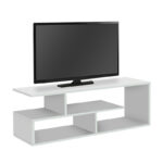 Έπιπλο τηλεόρασης Forever Megapap χρώμα λευκό 120x30x40cm. - Image 2