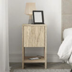 Κομοδίνο Ema Megapap χρώμα travertine 30x30x55εκ. - Image 3