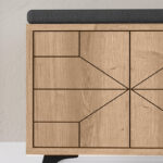 Παπουτσοθήκη Dune Megapap χρώμα sapphire oak 107x35x55εκ. - Image 4