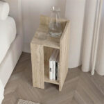 Κομοδίνο Elos Megapap δεξί χρώμα travertine 25x27x60εκ. - Image 2