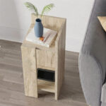 Κομοδίνο Elos Megapap δεξί χρώμα travertine 25x27x60εκ. - Image 4