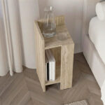 Κομοδίνο Elos Megapap αριστερό χρώμα travertine 25x27x60εκ. - Image 2