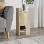 Κομοδίνο Elos Megapap αριστερό χρώμα travertine 25x27x60εκ. - Image 3