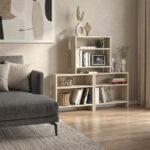Τραπεζάκι βοηθητικό Silvanus Megapap χρώμα travertine 51x17,5x49εκ. - Image 5