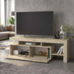 Έπιπλο τηλεόρασης Acnes Megapap χρώμα travertine 160x40x53εκ. - Image 2