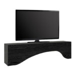 Έπιπλο τηλεόρασης Mara Megapap με LED χρώμα sencron black 150x31,4x40εκ. - Image 7