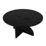Τραπεζάκι σαλονιού Mara Megapap χρώμα sencron black Ø75x36,8εκ. - Image 9