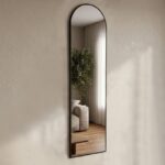 Καθρέπτης δαπέδου - τοίχου Agalu Μegapap χρώμα sencron black 40x150εκ. - Image 4