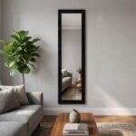 Καθρέπτης δαπέδου - τοίχου Lalu Μegapap χρώμα sencron black 40x150εκ. - Image 3