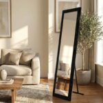 Καθρέπτης δαπέδου - τοίχου Lalu Μegapap χρώμα sencron black 40x150εκ. - Image 5