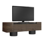 Έπιπλο τηλεόρασης Haven Megapap χρώμα καρυδί 180x30x50εκ. - Image 6