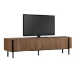 Έπιπλο τηλεόρασης Nexus Megapap χρώμα καρυδί 180x30x45,5εκ. - Image 6