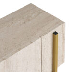Έπιπλο τηλεόρασης Nexus Megapap χρώμα travertine - χρυσό 180x30x45,5εκ. - Image 5