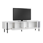 Έπιπλο τηλεόρασης Nexus Megapap χρώμα λευκό 180x30x45,5εκ. - Image 7
