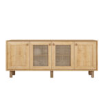 Μπουφές Bohemian Megapap χρώμα φυσικό οξιάς 180x40x75εκ. - Image 4