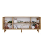 Μπουφές Bohemian Megapap χρώμα φυσικό οξιάς 180x40x75εκ. - Image 5