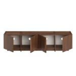 Έπιπλο τηλεόρασης Dorma Megapap χρώμα καρυδί 180x35x46,2εκ. - Image 6