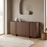 Μπουφές Dorma Megapap χρώμα καρυδί 180x45x80,2εκ. - Image 2
