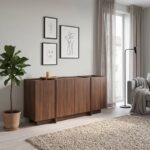 Μπουφές Dorma Megapap χρώμα καρυδί 180x45x80,2εκ. - Image 3