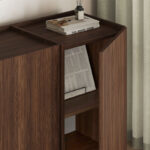 Μπουφές Dorma Megapap χρώμα καρυδί 180x45x80,2εκ. - Image 5
