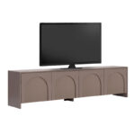 Έπιπλο τηλεόρασης Aurelia Megapap χρώμα μόκα 180x32x45εκ. - Image 7