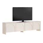 Έπιπλο τηλεόρασης Aurelia Megapap χρώμα κρεμ 180x32x45εκ. - Image 7