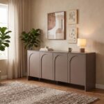 Μπουφές Aurelia Megapap χρώμα μόκα 180x45x80εκ. - Image 2