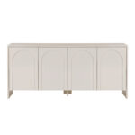 Μπουφές Aurelia Megapap χρώμα κρεμ 180x45x80εκ. - Image 5