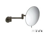 Καθρέπτης Μακιγιάζ Dark Bronze Mat SANCO Μεγεθυντικός x3