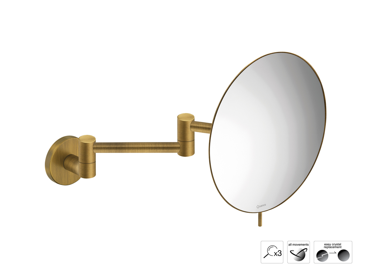 MR-701-Μ25 Καθρέπτης Μακιγιάζ Bronze Mat SANCO - Image 1