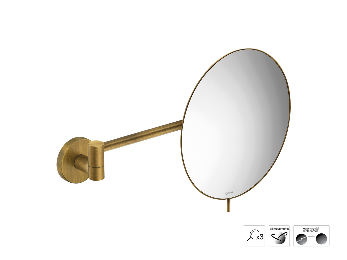 MR-705-Μ25 Καθρέπτης Μακιγιάζ Bronze Mat SANCO - Image 1