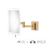 Καθρέπτης Μακιγιάζ PVD Warm Bronze Brushed SANCO