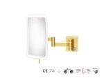 Καθρέπτης Μακιγιάζ PVD Golden Brass Brushed SANCO