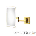 Καθρέπτης Μακιγιάζ PVD Golden Brass Polished SANCO