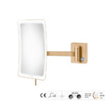 Καθρέπτης Μακιγιάζ PVD Warm Bronze Brushed SANCO