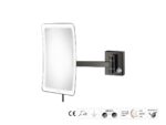 Καθρέπτης Μακιγιάζ PVD Gun Metal Polished SANCO