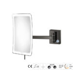 Καθρέπτης Μακιγιάζ PVD Gun Metal Polished SANCO