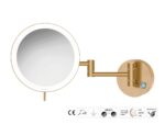Καθρέπτης Μακιγιάζ PVD Warm Bronze Brushed SANCO