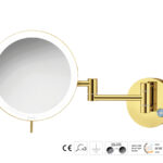Καθρέπτης Μακιγιάζ PVD Golden Brass Polished SANCO