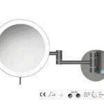 Καθρέπτης Μακιγιάζ PVD Gun Metal Brushed SANCO