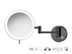 Καθρέπτης Μακιγιάζ PVD Gun Metal Polished SANCO