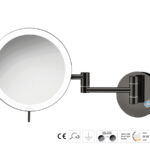 Καθρέπτης Μακιγιάζ PVD Gun Metal Polished SANCO