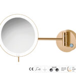 Καθρέπτης Μακιγιάζ PVD Warm Bronze Brushed SANCO