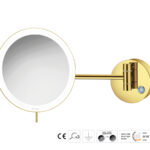 Καθρέπτης Μακιγιάζ PVD Golden Brass Polished SANCO