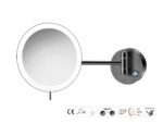 Καθρέπτης Μακιγιάζ PVD Gun Metal Brushed SANCO