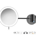 Καθρέπτης Μακιγιάζ PVD Gun Metal Brushed SANCO
