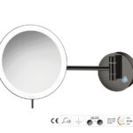 Καθρέπτης Μακιγιάζ PVD Gun Metal Polished SANCO