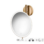 Καθρέπτης Μακιγιάζ PVD Warm Bronze Polished SANCO